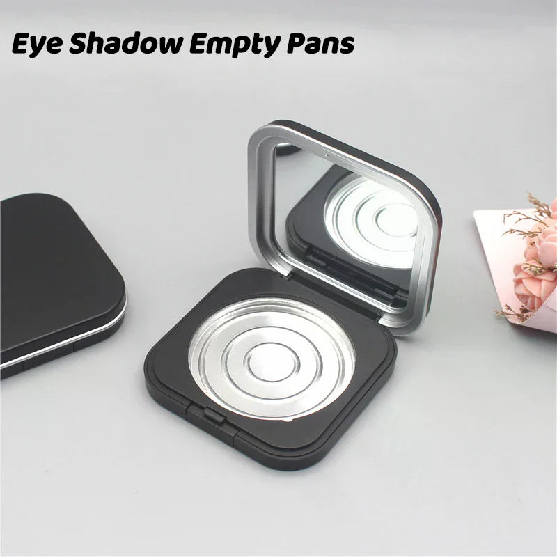Empty Powder Compact Case with Mirror & Magnetic Closure Refillable Makeup Compact QXL