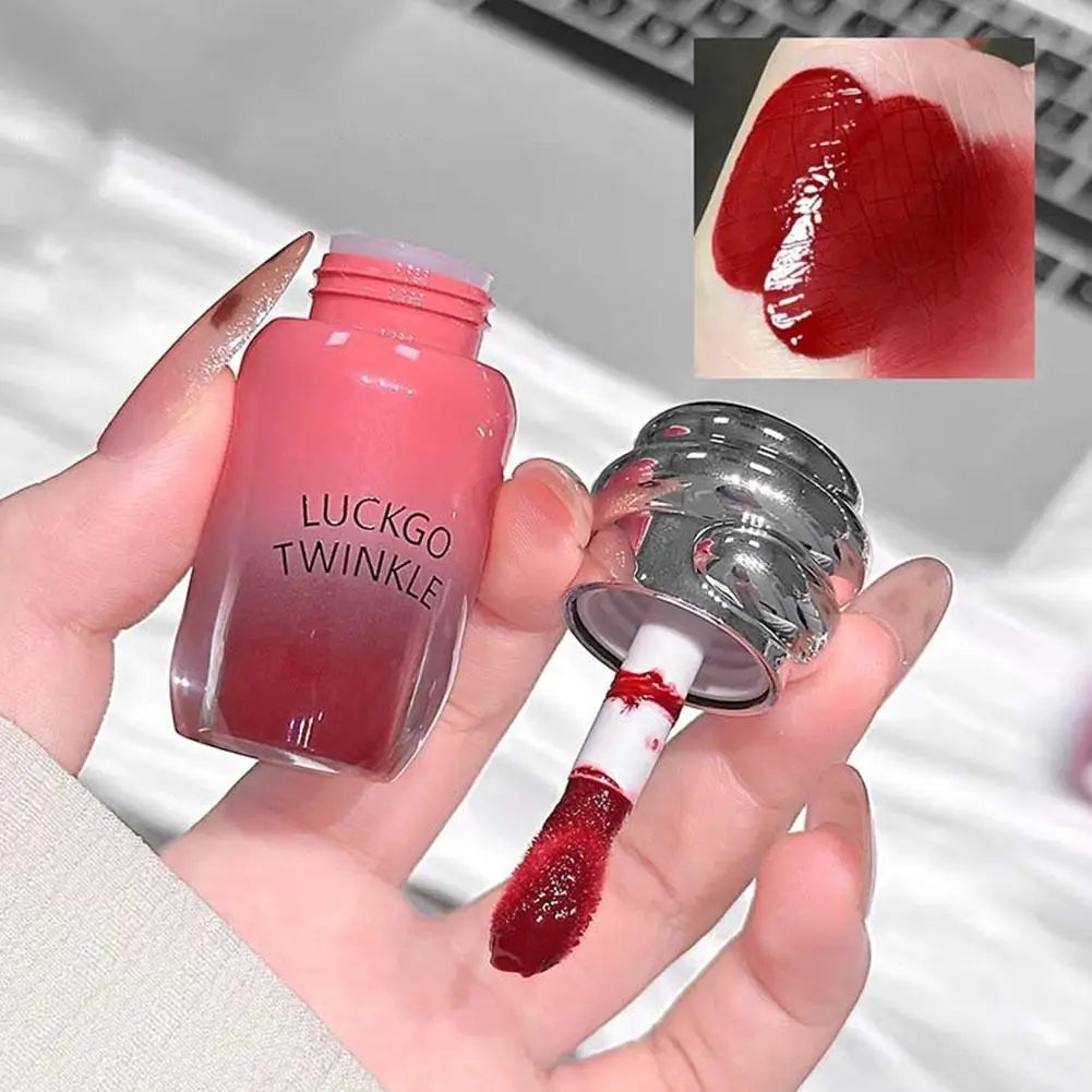 Mirror Lip Gloss | Waterproof High-Saturation Glossy Lip Tint Mirror Lip Gloss QXL