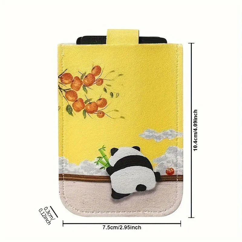 RFID Blocking Slim Card Wallet – Cute Panda PU Design Card Wallet QXL