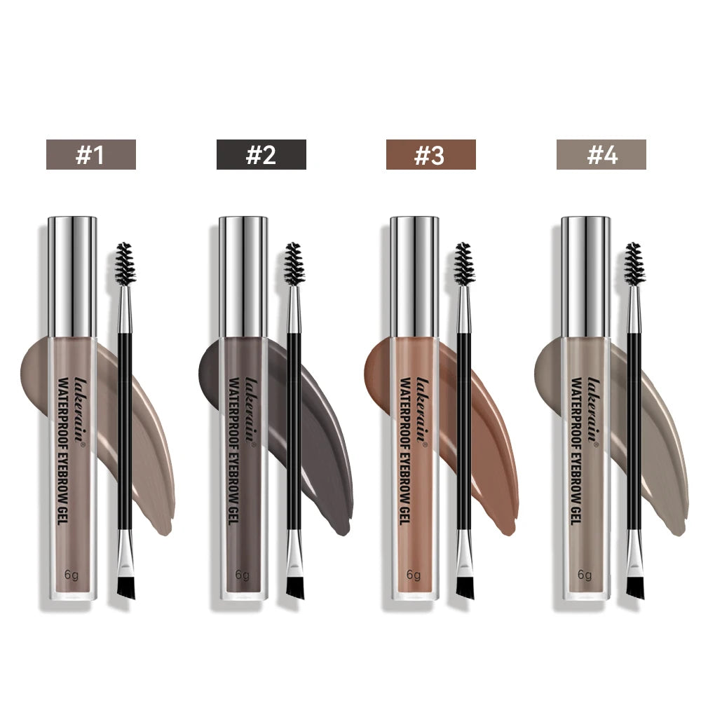 Waterproof Eyebrow Tint Gel | 4 Colors Long-Lasting Brow Definer Eyebrow Tint Gel QXL