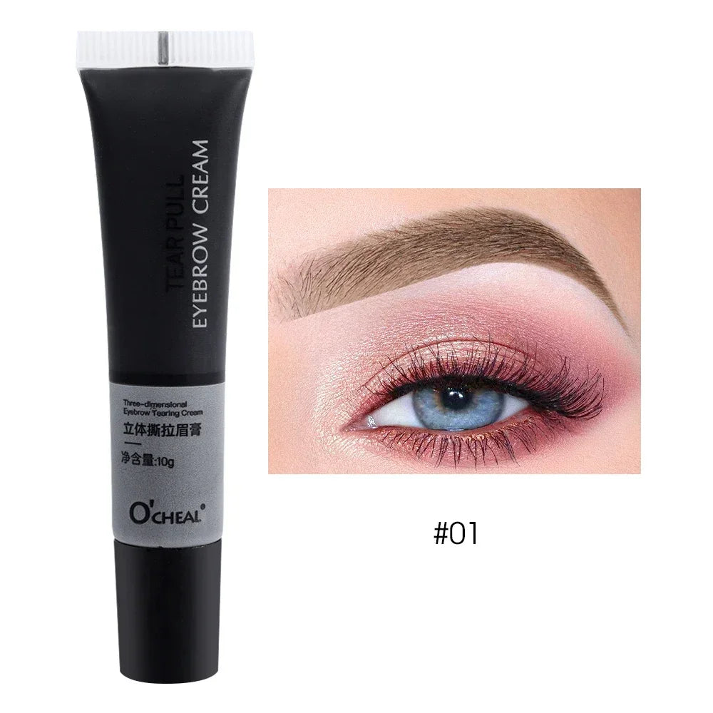 Peel-Off Eyebrow Tint Gel | Waterproof 5–7 Day Brow Color Eyebrow Tint Gel QXL 01