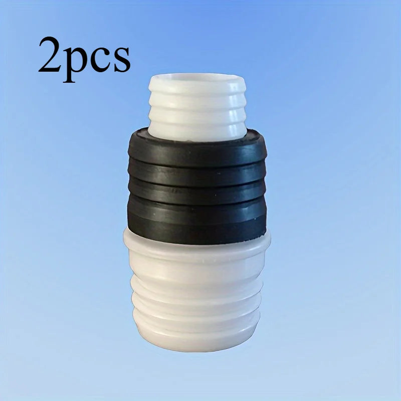 2-Pack Threaded Drain Pipe Adapter 22mm to 32mm + Seal Gasket Pipe Adapter QXL 2pcs