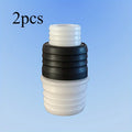 2-Pack Threaded Drain Pipe Adapter 22mm to 32mm + Seal Gasket Pipe Adapter QXL 2pcs