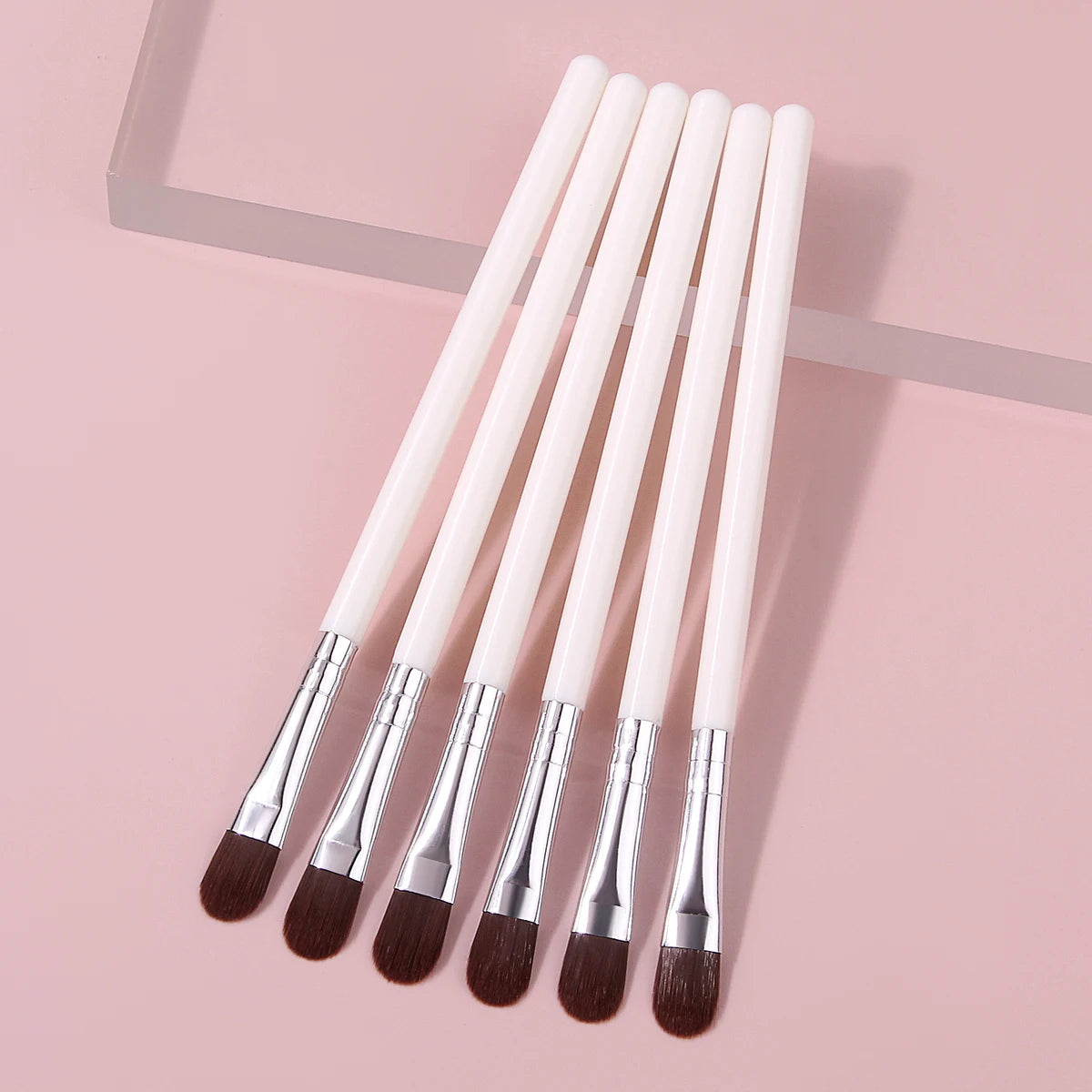 KOSSHOW 6-Piece Eyeshadow Brush Set | Nylon Makeup Brushes Eyeshadow Brush Set QXL