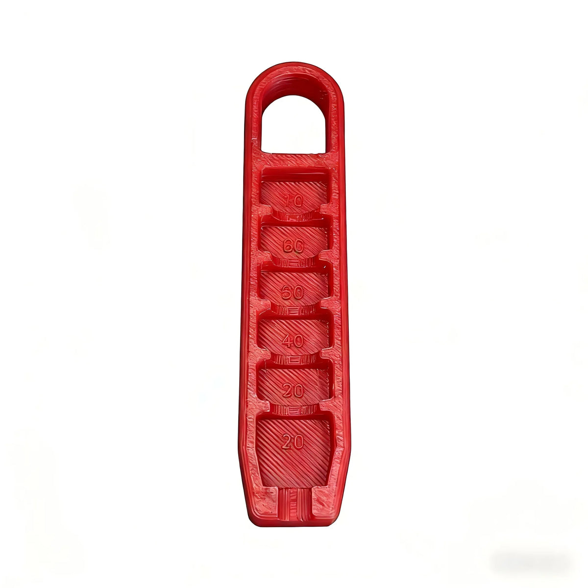 Golf Tee Height Gauge Setter | Adjustable 20–70mm Golf Training Aid QXL Red