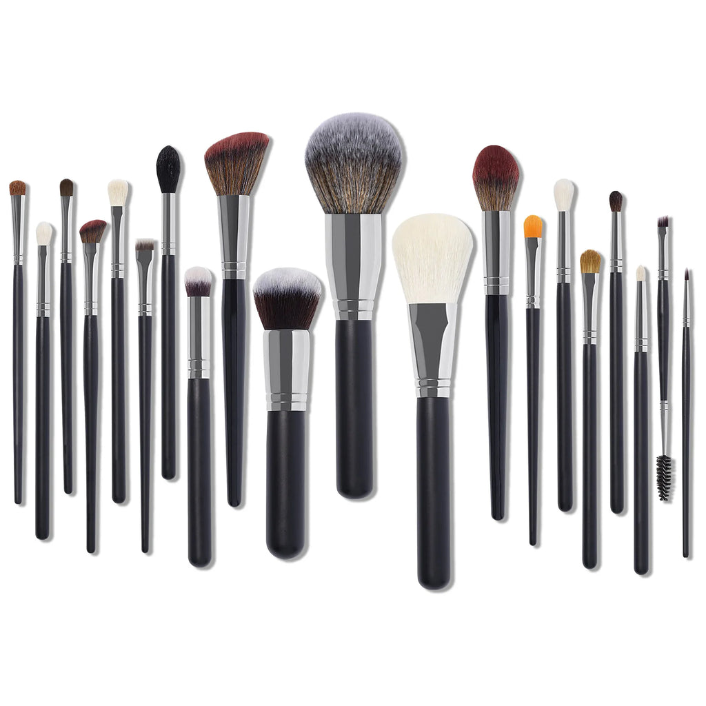 34-Piece Soft Nylon Makeup Brush Set | Full Professional Kit Makeup Brush Set QXL 20 brushes