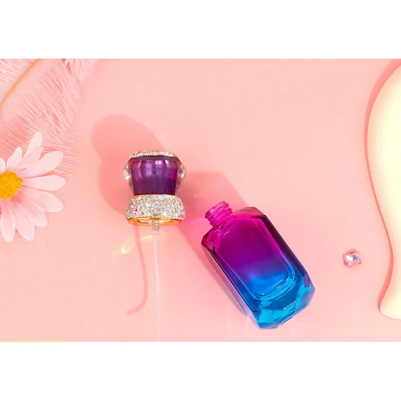 30ml Gradient Glass Perfume Spray Bottle | Refillable Atomizer Perfume Spray Bottle QXL