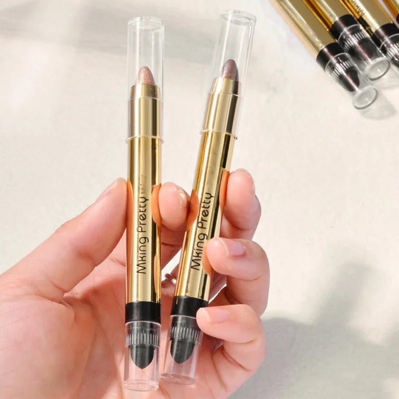 6-Color Double-Ended Eyeshadow Stick | Pearl & Matte Finish Eyeshadow Stick QXL