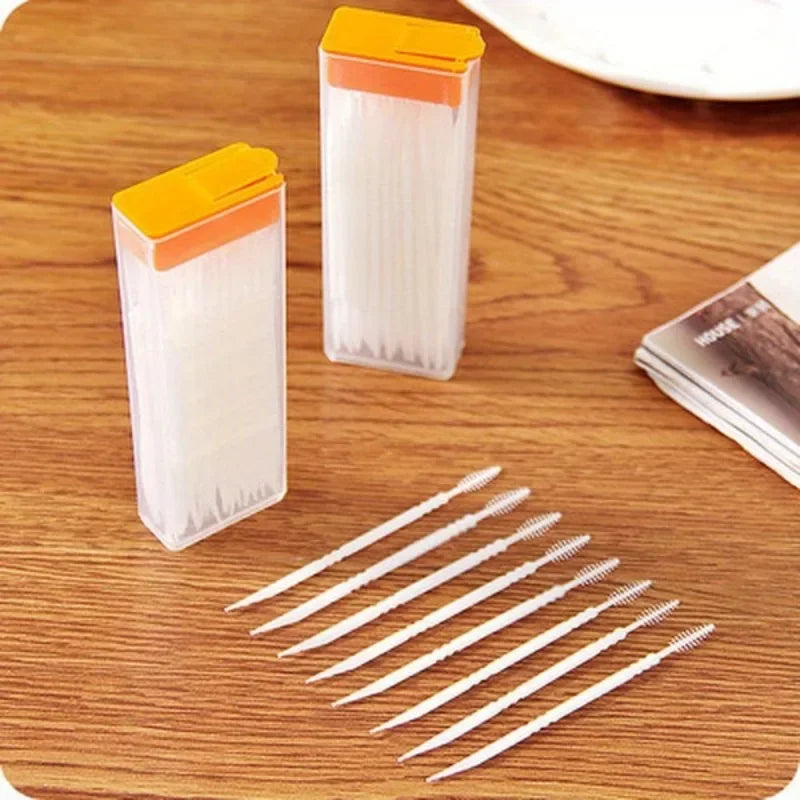 120-Pack Disposable Double-Ended Dental Picks | Tooth Cleaners Disposable Dental Picks QXL