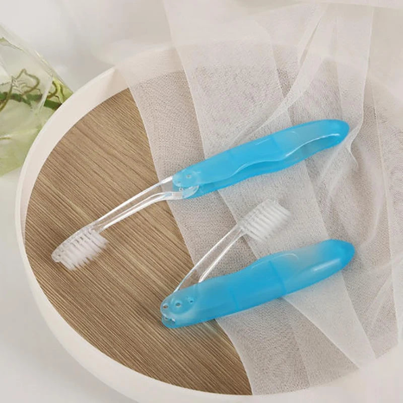 Foldable Travel Toothbrush | Full Head Medium Bristles Travel Toothbrush QXL