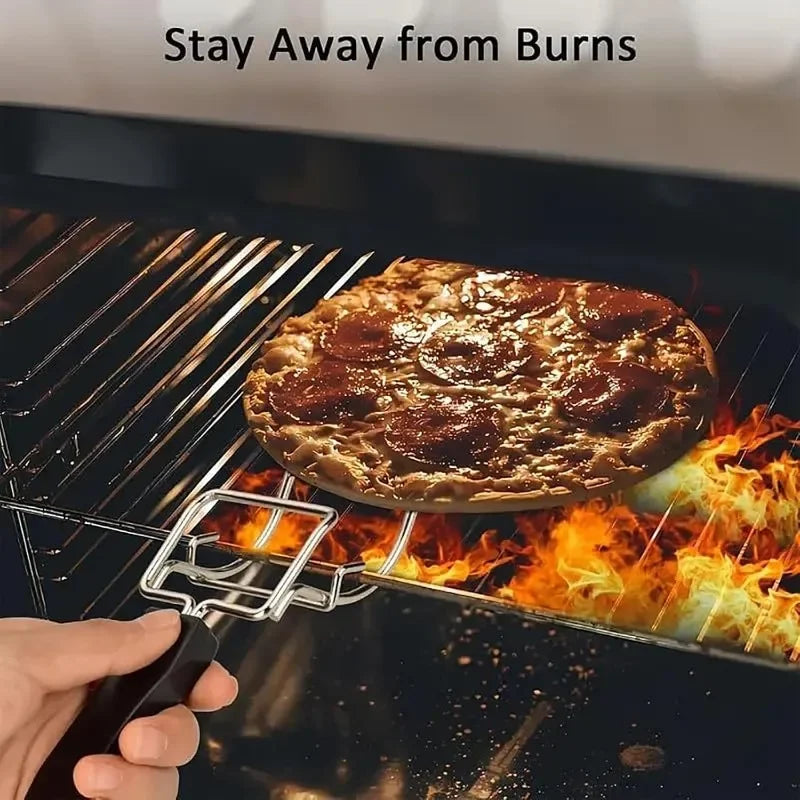 Oven Tray Lifter Clip | Heat-Resistant Rack Handle Tool Oven Tray Lifter QXL