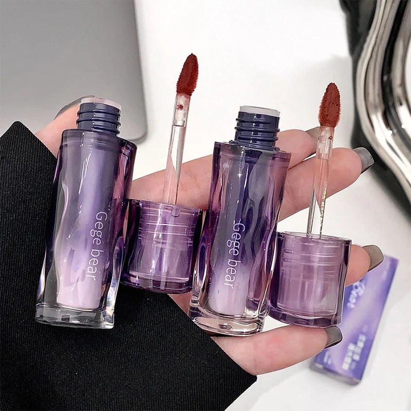 Gege Bear Soft Matte Velvet Lip Lacquer | Non-Transfer Liquid Lip Lacquer QXL