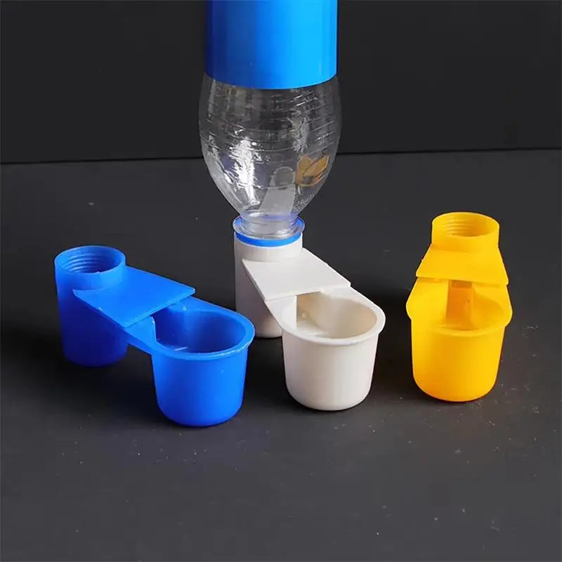 3-Pack Automatic Bird Drinker Cups for Chicken, Quail & Pigeon Bird Drinker Cups QXL
