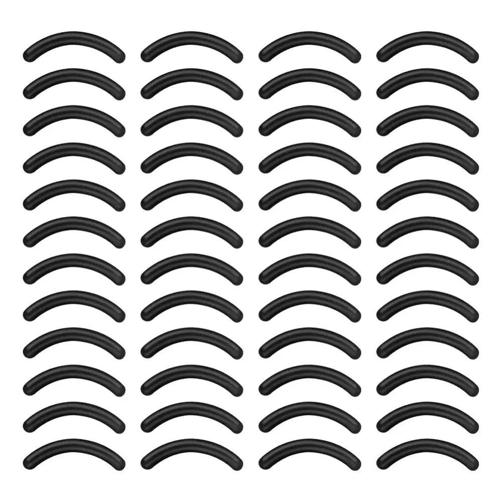 30-Pack Silicone Eyelash Curler Replacement Pads – 3 Colors Eyelash Curler Refill QXL