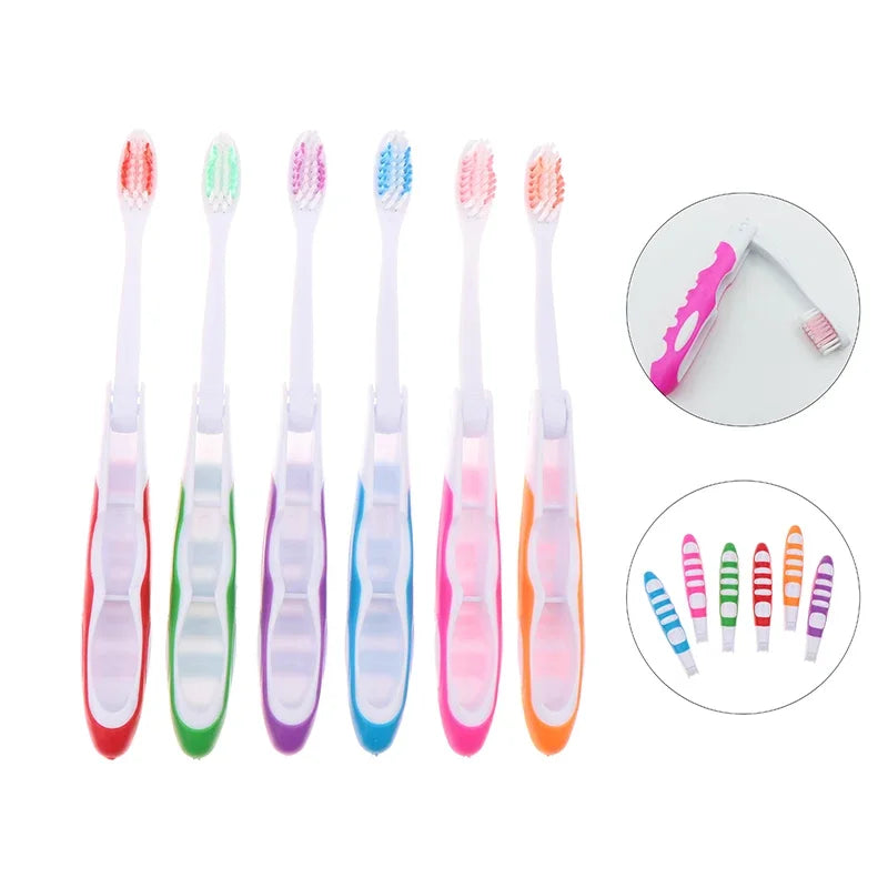 Foldable Travel Toothbrush | Portable Camping & Hiking Folding Toothbrush QXL