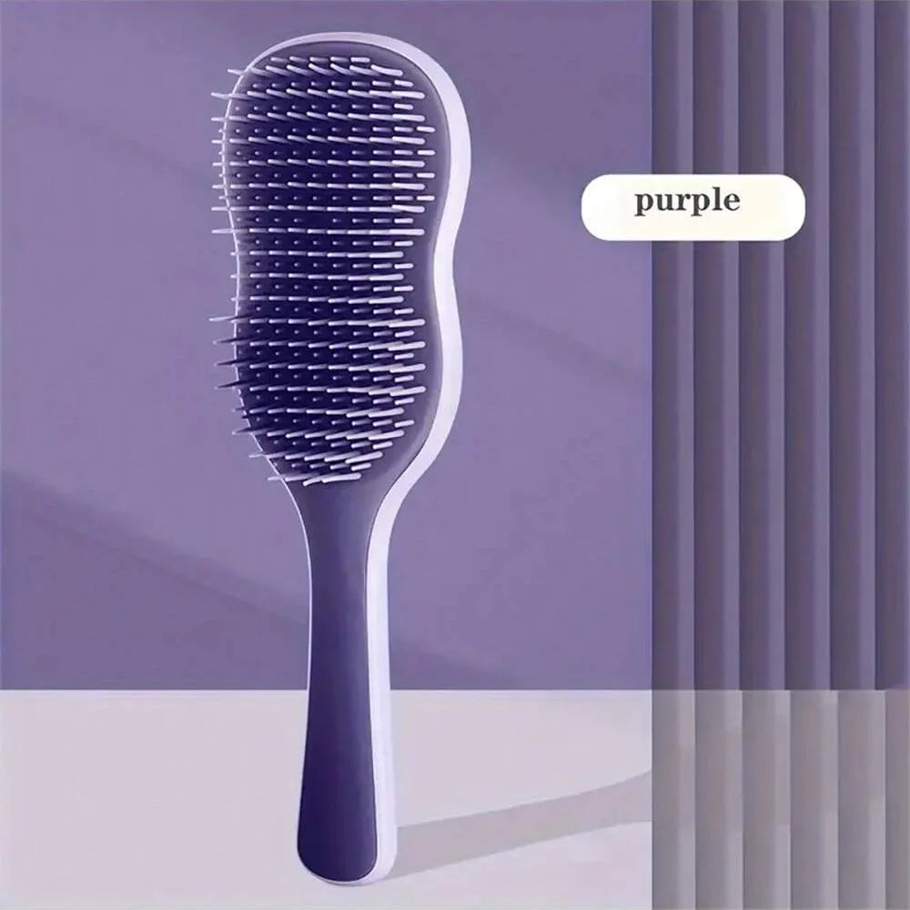 Detangling Massage Hair Comb – Blow Dry & Styling Brush Detangling Hair Comb QXL SZ67-Purple-02