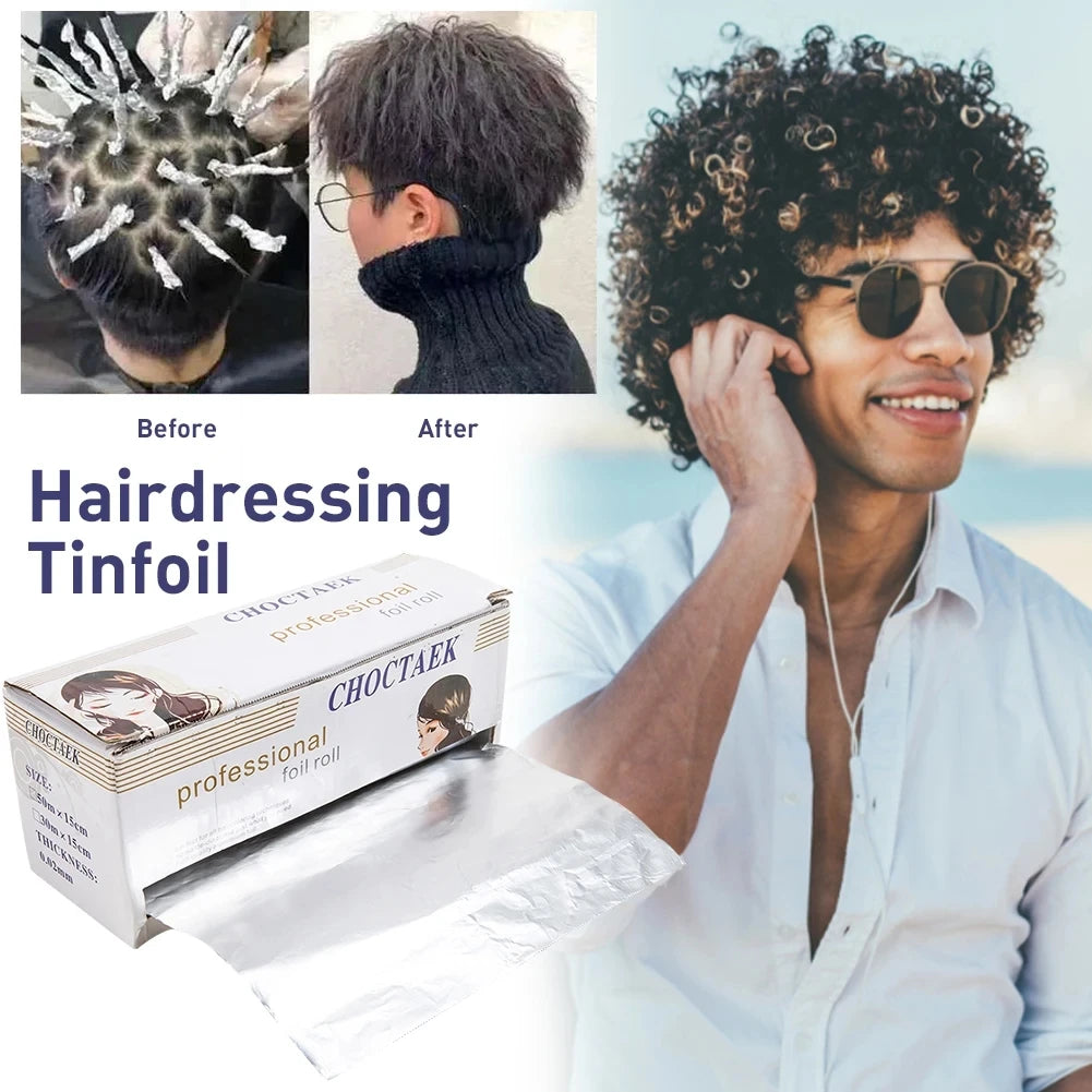 9m×15cm Aluminum Hair Foil Roll | Highlights & Coloring Hair Coloring Foil QXL