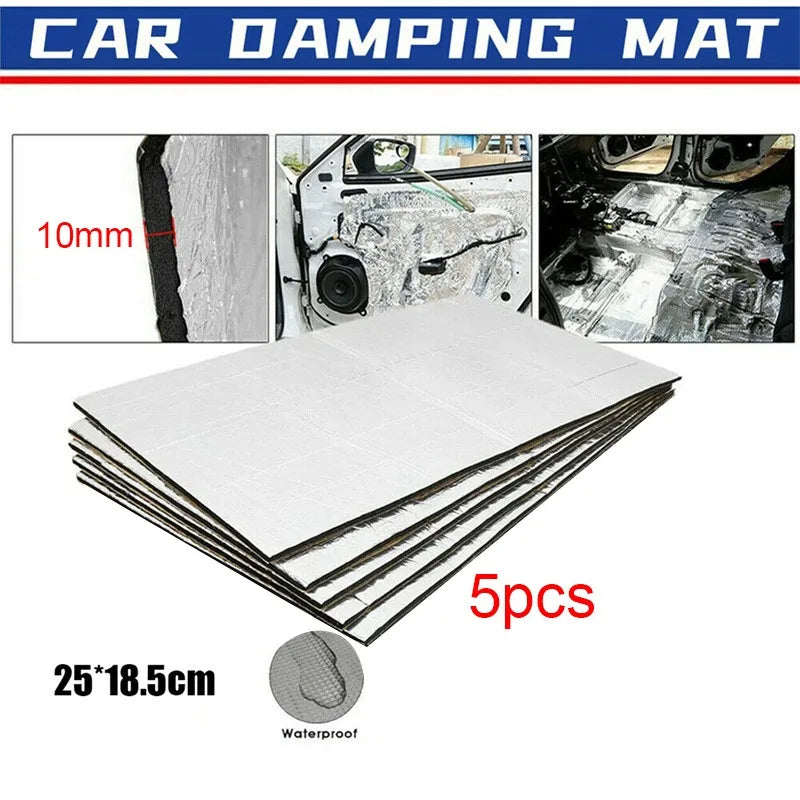 Car Sound Deadener Heat Insulation Mat | 5–20 Pack Car Insulation Mat QXL 10mm-5 Pcs