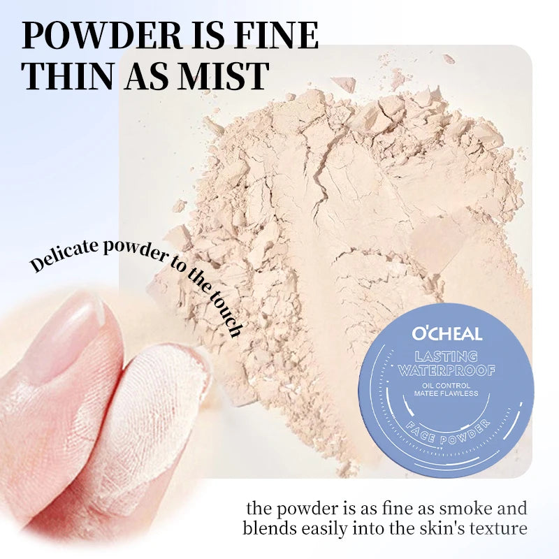 OCHEAL Silk Mist Loose Powder – Oil Control Setting Makeup Setting Powder QXL