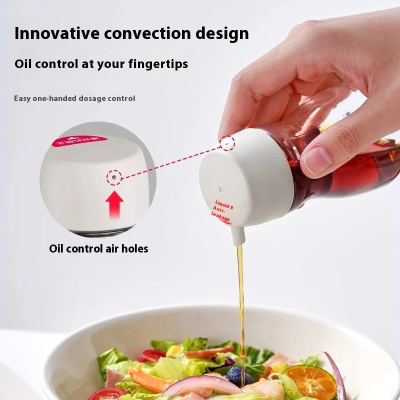 GIANXI Japanese Glass Oil Pot & Soy Sauce Dispenser Set Glass Seasoning Dispenser QXL
