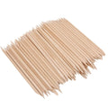 200-Pack Double-Head Orange Wood Cuticle Pusher Sticks Cuticle Pusher Sticks QXL Light Grey