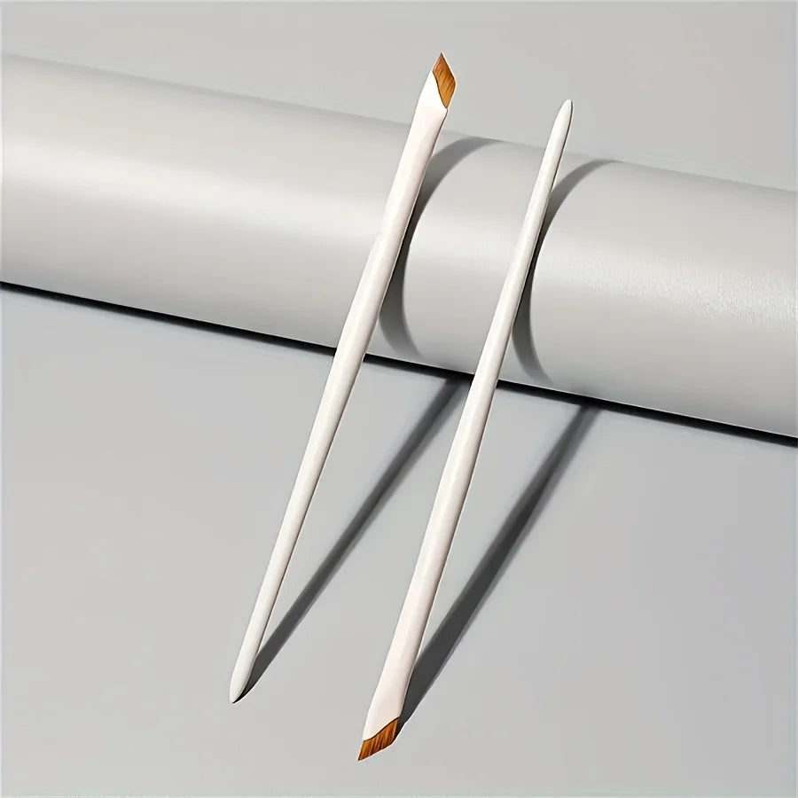 3-Pc Angled Eyeliner & Eyebrow Brush Set | Nylon, All Skin Types Eye Makeup Brush Set QXL