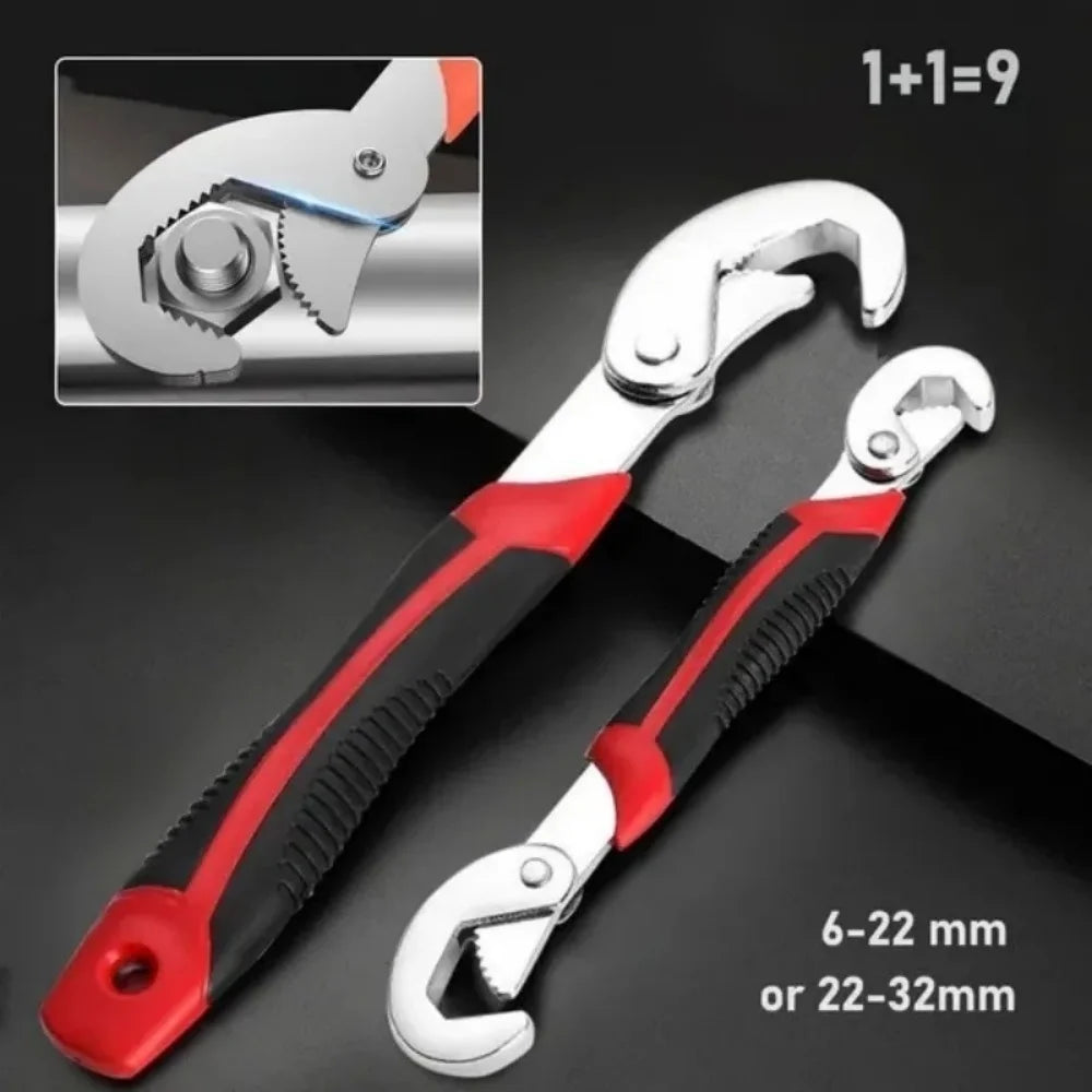 Adjustable Spanner Wrench 6–22mm Double-Ended Universal Tool Adjustable Spanner Wrench QXL