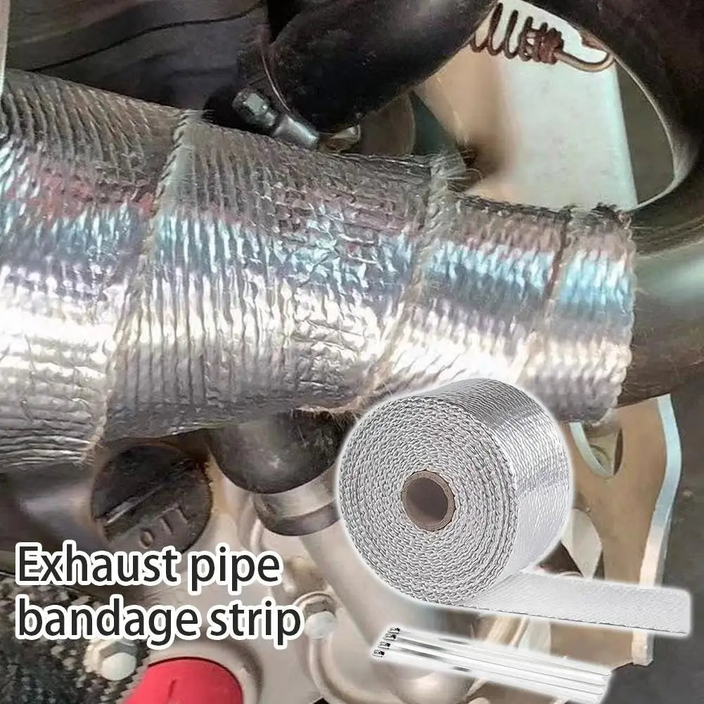 Aluminum Foil Exhaust Heat Wrap Tape | Up to 2000°F Exhaust Heat Wrap Tape QXL