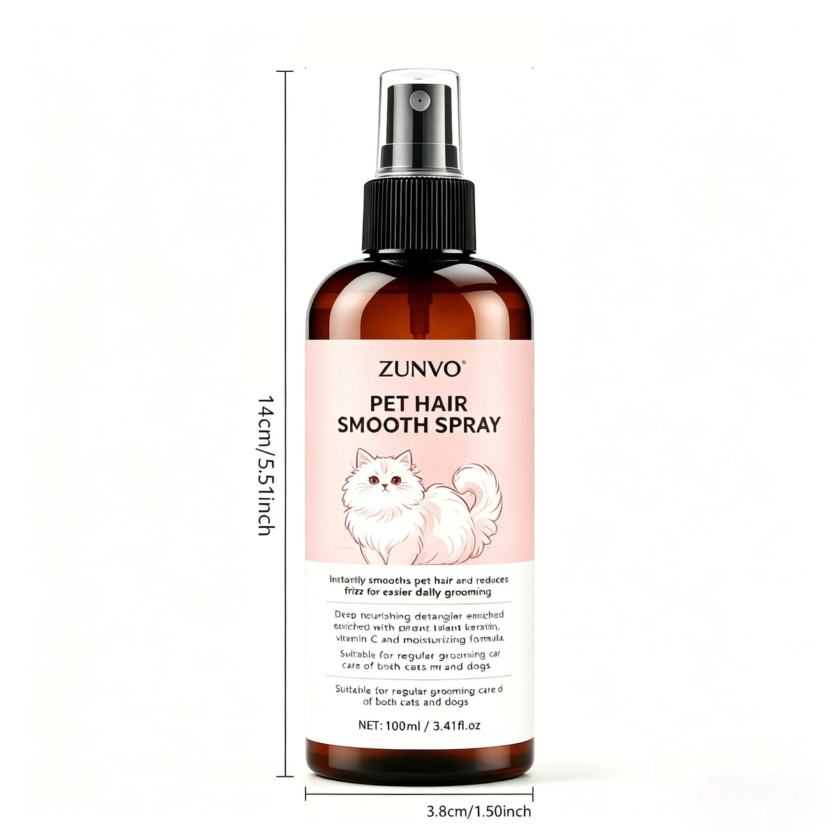 Pet Hair Smooth Spray – Anti-Frizz Grooming for Dogs & Cats Pet Grooming Spray QXL Default Title