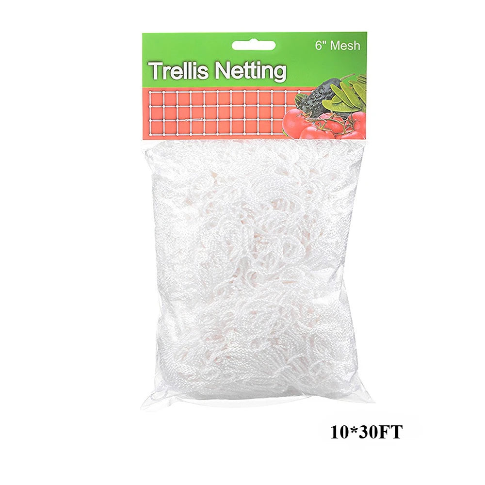 Heavy-Duty Polyester Plant Trellis Net | Vine Climbing Support Garden Trellis Netting QXL E