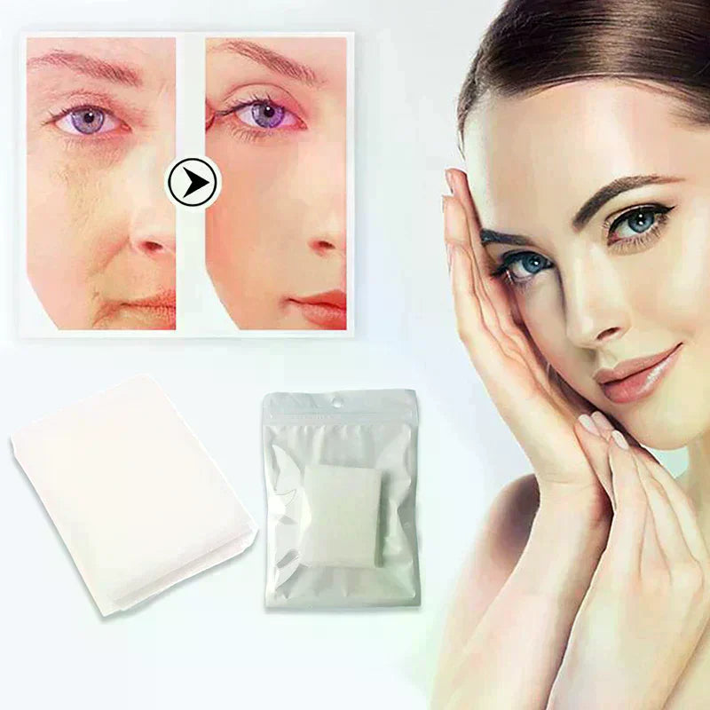 50-Pack Freeze Dried Facial Mask Paper | Collagen & Peptide Facial Mask Sheets QXL