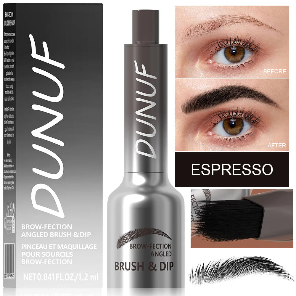 DUNUF 2-Color Waterproof Eyebrow Pencil | Wild Brow Styling Eyebrow Pencil QXL 02