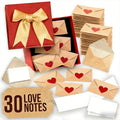 DIY Love Notes Box – 30/60 Blank Mini Cards & Envelopes DIY Note Card Set QXL 30set