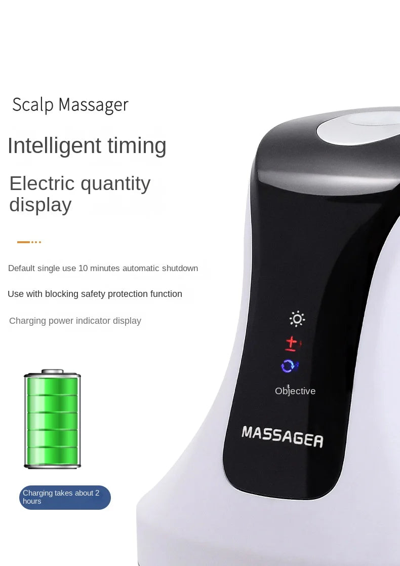 Electric Scalp Massager | 4-Speed Rechargeable Claw for Body & Pets Electric Scalp Massager QXL