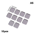 Empty Square Eyeshadow Tin Pans for Magnetic Palettes | 5/10-Pack Empty Palette Pans QXL A6