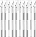 10-Piece Precision Craft Knife Set | Colorful Hobby Knife Kit Precision Craft Knife Set QXL 10PCS-silver
