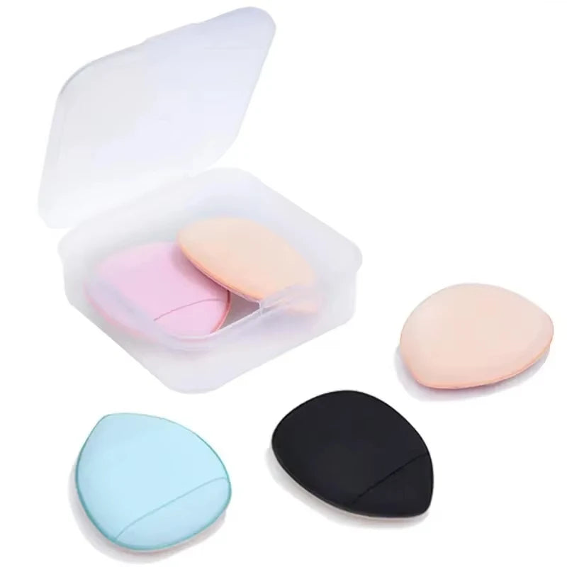 Mini Finger Puffs 5/10-Pack | Foundation & Powder Sponge Makeup Sponge Puffs QXL 5pcs-Mixed-Box