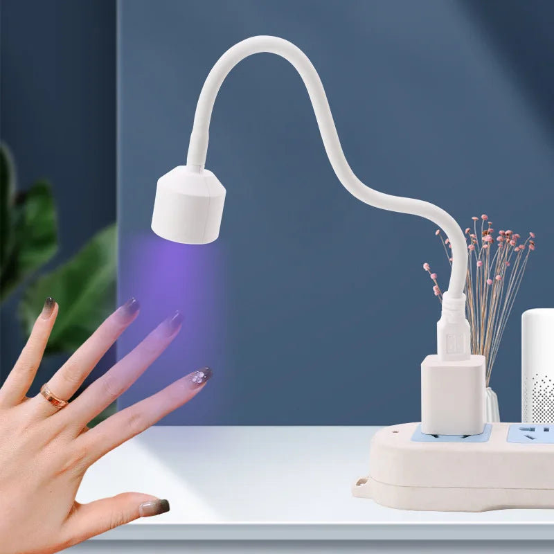 Mini Foldable UV LED Nail Lamp | USB Gel Polish Curing Light UV LED Nail Lamp QXL