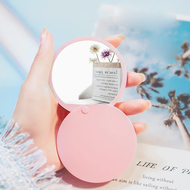 Mini Portable Pocket Makeup Mirror | Sliding Cover Pocket Makeup Mirror QXL