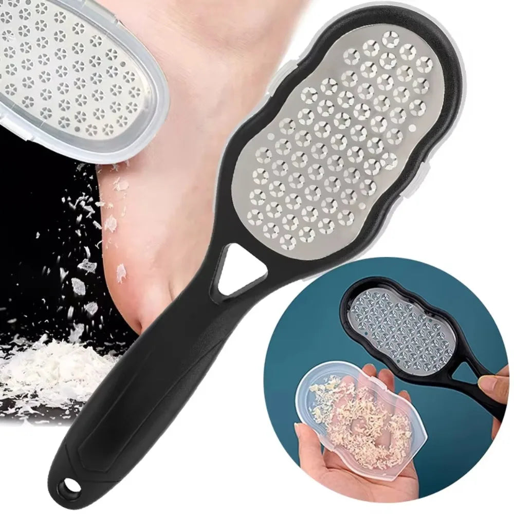 Stainless Steel Foot File & Callus Remover with Cover Foot File QXL