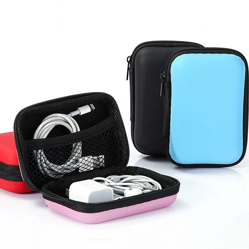 Portable Travel Electronics Organizer Bag | Cable & Charger Pouch Electronics Organizer Bag QXL
