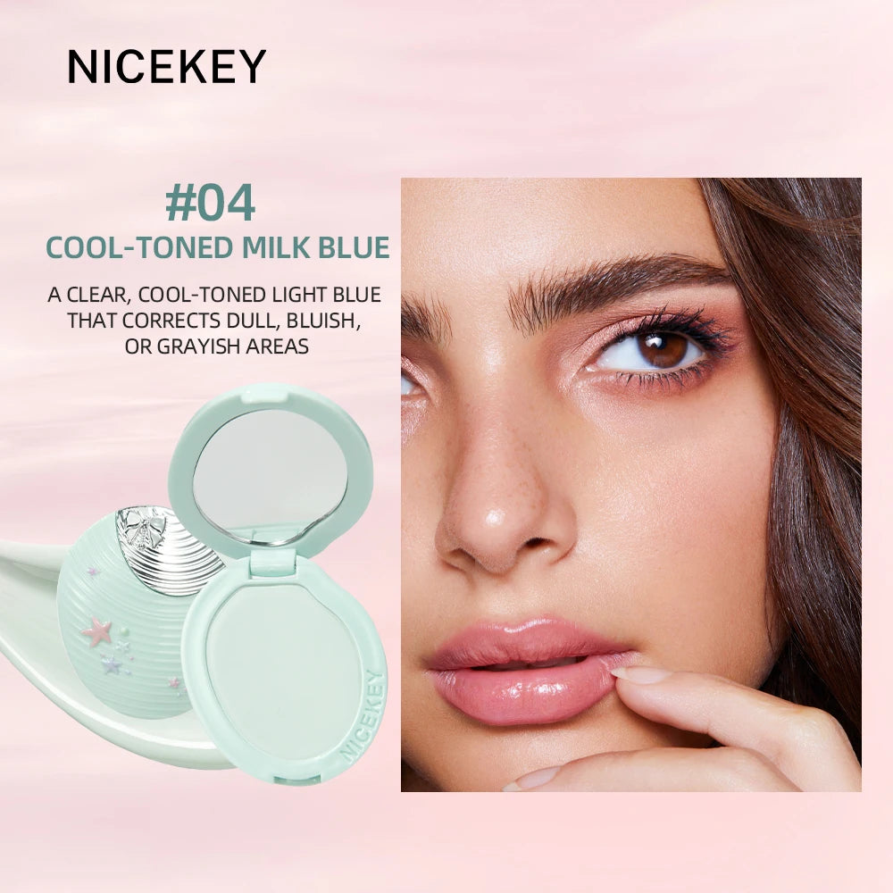 NICEKEY 4-Color Cream Highlighter & Contour Bronzer Palette Cream Highlighter Palette QXL 04