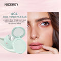 NICEKEY 4-Color Cream Highlighter & Contour Bronzer Palette Cream Highlighter Palette QXL 04