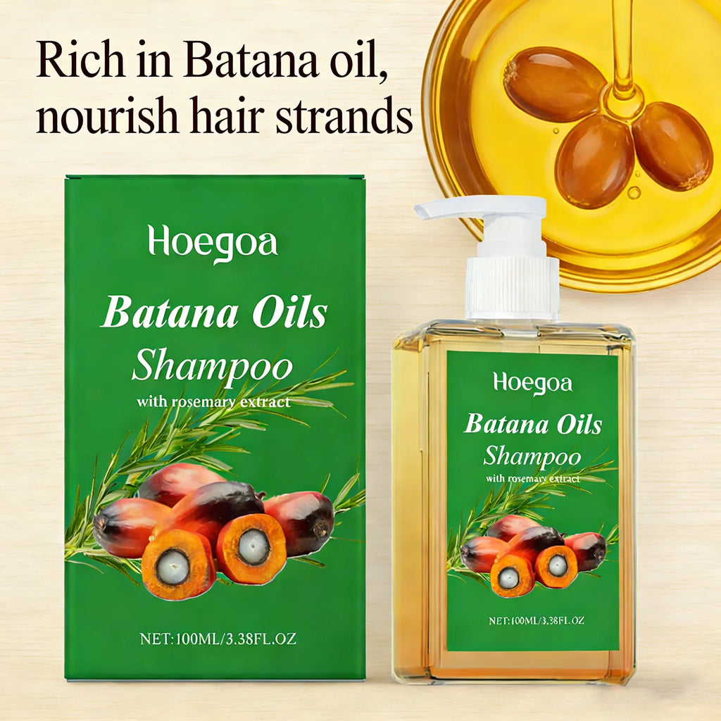 HOEGOA Batana Oil & Rosemary Shampoo – Repair & Strengthen Hair Repair Shampoo QXL