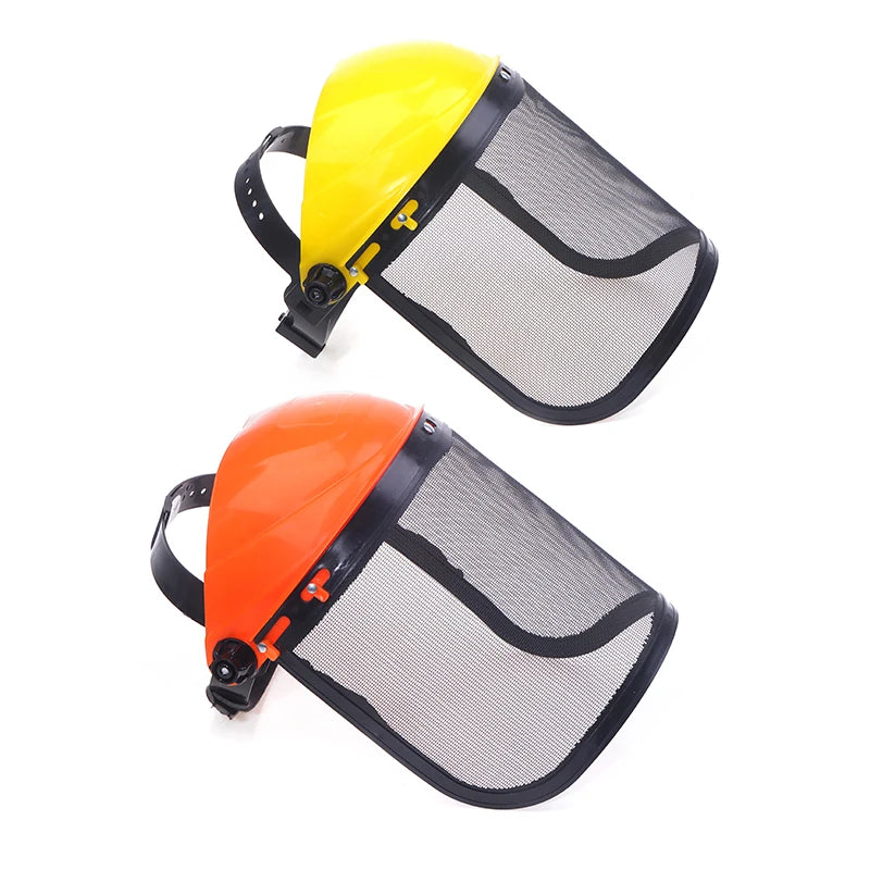 Forestry Safety Helmet Full Face Mesh Shield | Brush Cutter Safety Helmet QXL