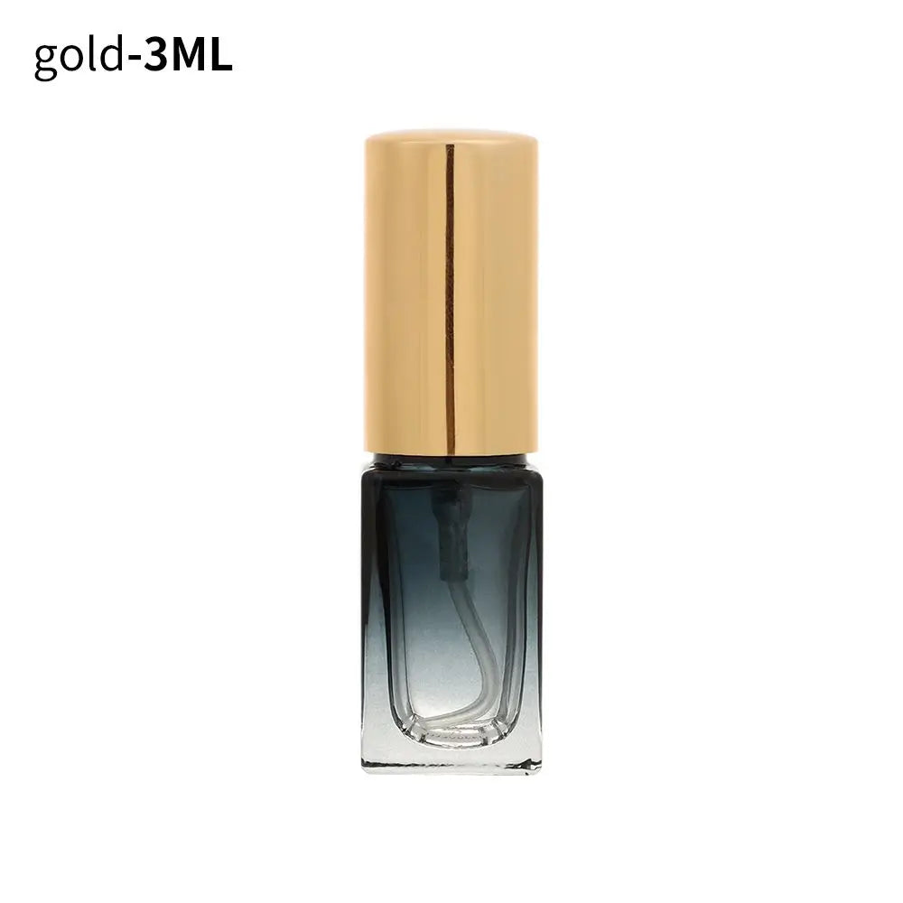 Mini Glass Refillable Perfume Spray Bottle – 3ml & 10ml Atomizer Perfume Atomizer Bottle QXL gold-3ML