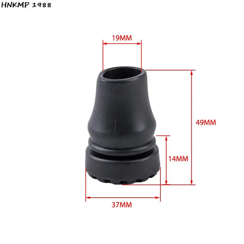 19mm Non-Slip Rubber Walking Stick Tips | Crutch Replacement Walking Stick Tips QXL Default Title