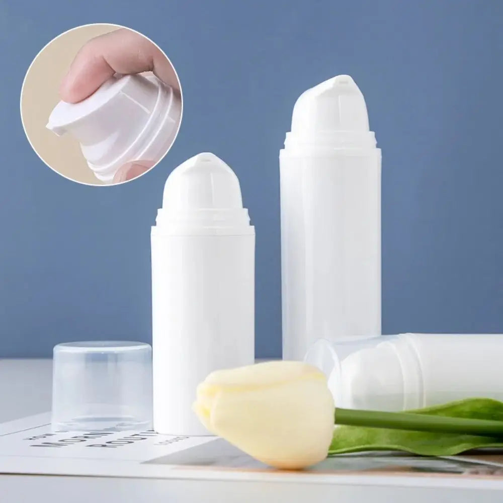 Airless Pump Cosmetic Bottle 30–150ml | Travel Lotion Dispenser Airless Pump Bottle QXL