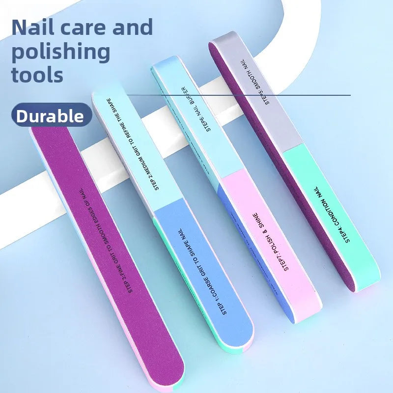 FUMOSIK 7-Sided Nail Buffer Block | Manicure Polishing Set Nail Buffer Block QXL