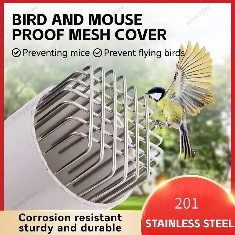4-Inch Round Stainless Steel Balcony Drain Cover & Strainer Drain Cover Strainer QXL